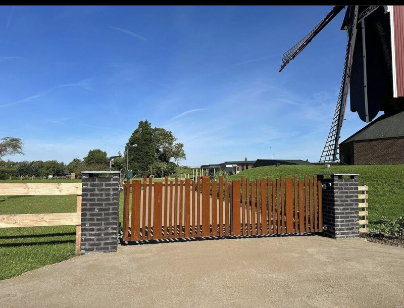 Draaipoort Model Alphen corten v2