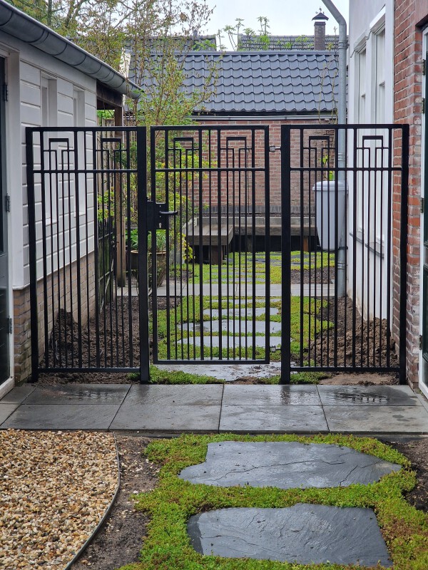 Poort met hekwerk Model Soest massief