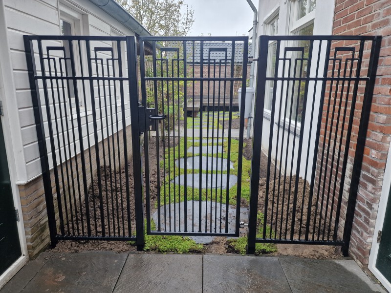 Poort met hekwerk Model Soest