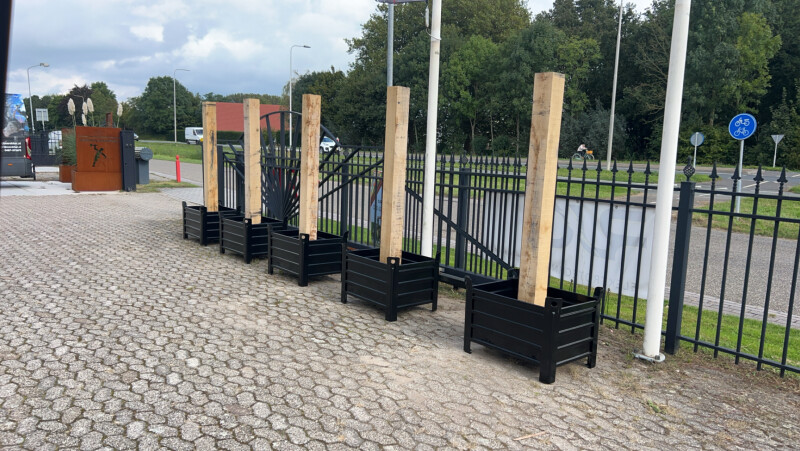 bloembak gecoat