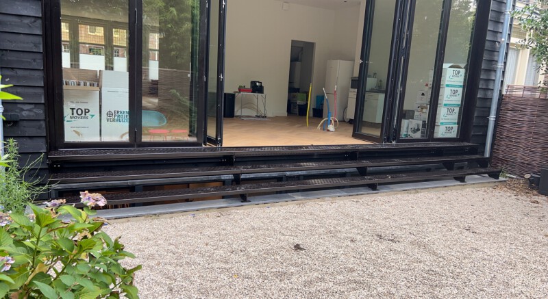 traptrede buiten